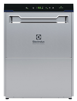 Electrolux Professional EUCA060DD Geschirrspülen hygiene&clean Untertischspülmaschine mit atmosphärischem Boiler, doppelwandig, eingebauter Ablaufpumpe und Klarspülerspender, erfüllt die Normen DIN 10512 und A0 60, 3 Phasen, 40K/Std. (Code 502722)