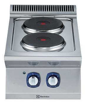 Electrolux Professional E7ECED2R00 2-PLATTEN-ELEKTRO-TISCHHERD 400 MM (Code 371014)