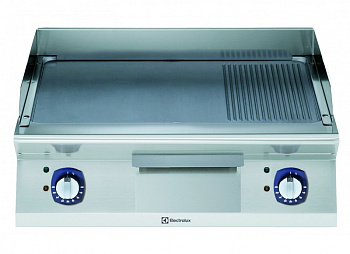 Electrolux Professional E7FTEHCPI0 ELT.-GRILLPL. CHROM GLATT+GERILLT 800 MM (Code 371197)