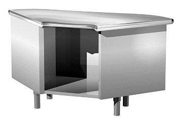 Electrolux Professional ZLC90E AUSSEN ECKELEM. NIROPL.OFFENER SCHR. 90° (Code 330126)