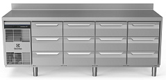 Electrolux Professional EH4H3CCCC Digitale Kühltische ecostore HP Premium Refrigerated Counter - 590lt, 12x1/3 Drawers (Code 710091)