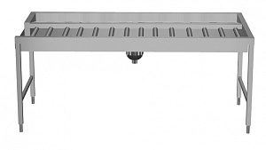 Electrolux Professional HSSDB11 Handling System for Rack Type Manual Sorting Table, 4 Baskets, Left to Right, 2130mm - Side Connection (Code 865205)
