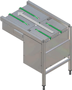 Electrolux Professional HSCCBCRL CENT.UNIT,CORD CONV. BASK,R&gt L, &gt 180 R/H (Code 865061)