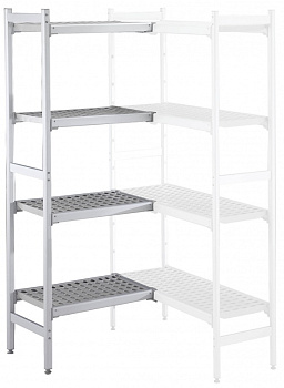 ALUM.CORNER SHELV.-POLY.TIERS-475X1010MM (137074)