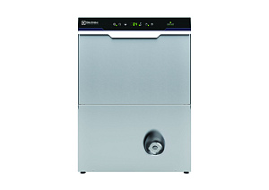Electrolux Professional ELA3W Geschirrspülen Untertischgeschirrspüler mit WASH-SAFE CONTROL, Einwandfrei, eingebauter Wasserenthärter und Klarspülmittel-Dosierer, 3 Phasen, 540Teller/h (Code 400214)