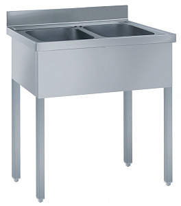 Electrolux Professional SL210 SINK UNIT 2 BOWLS 1000MM (132517)