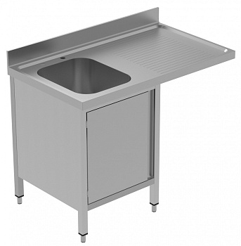 Electrolux Professional GLR1DSXPP SINK CUPBOARD DW 1BOWL +R/H DRAINER 1200 (Code 134145)