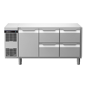 Electrolux Professional EK3H7ABB REFR.COUNTER 440L DOOR 4x1/2DRW NOTOP CU_LFT GALV (CODE 710473)