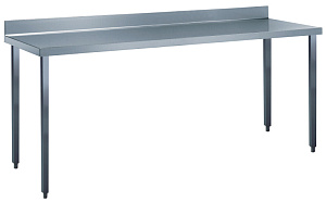 Electrolux Professional TG2200UN Standard Preparation 2200 mm Work Table with upstand and underframe (Code 133237)