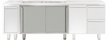 Electrolux Professional TEL2S12 UNTERSCHRANK FÜR SPÜLENABDECKUNG 1200MM (Code 121826)