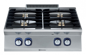 Electrolux Professional E7GCGH4C00 4-FLAMMEN-GAS-TISCHHERD 800 MM (Code 371001)