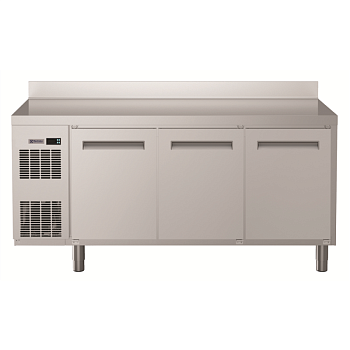 REFR.COUNTER 440L 3xDOOR W/SPLBACK CU_LFT GALV (CODE 710413)